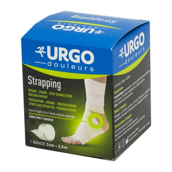 URGO BANDE RESISTANTE TISSU 1MX6CM - Pharmacie Cap3000