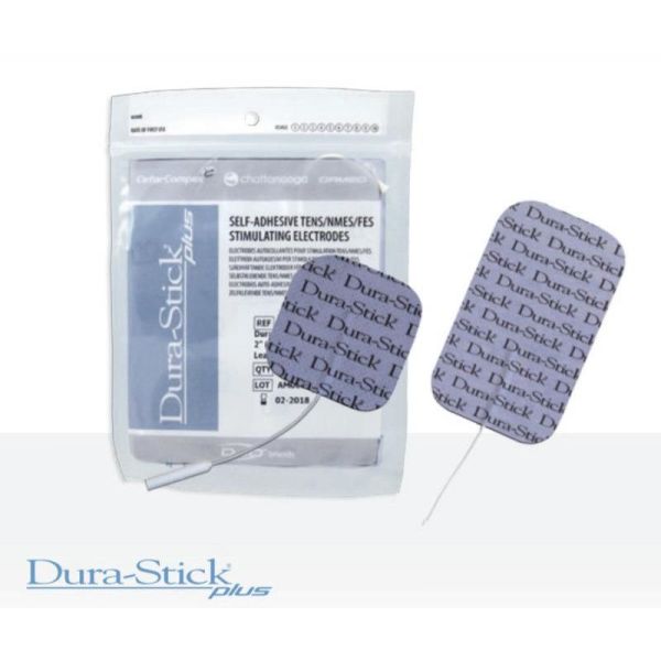 DURA STICK Plus Fil Electrode Rectangulaire 50 x 90 mm pour Stimulateur Neuro Musculaire - Electrode