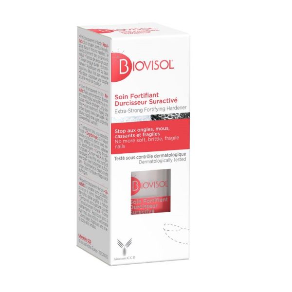 BIOVISOL Soin Fortifiant Durcisseur Sucactivé 10ml - Ongles Mous, Cassants, Fragilisés