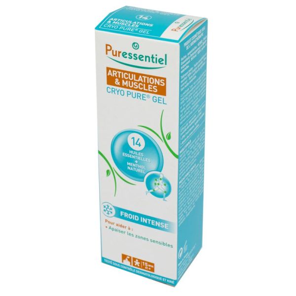 PURESSENTIEL Articulations et Muscles Cryo Pure Gel - Froid Intense - 14 HE - T/80ml