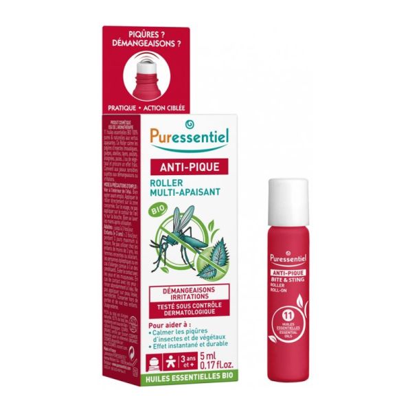 PURESSENTIEL BIO ANTI-PIQUE Roller Multi-Apaisant 5ml