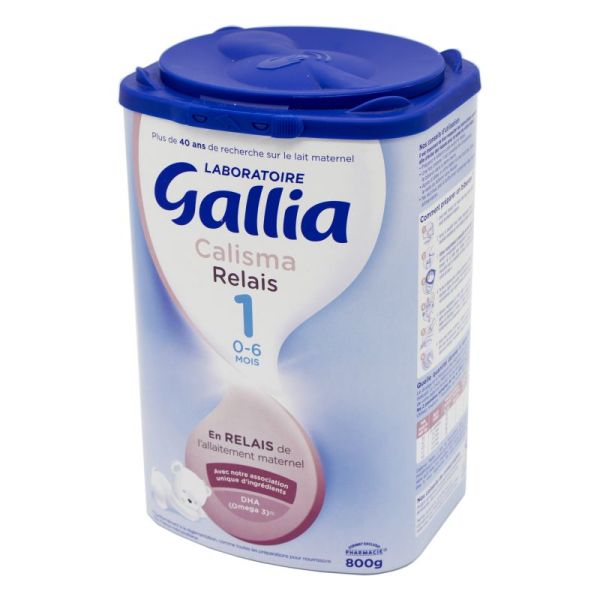 Gallia - Calisma Relais 1 - Lait en poudre pour bébé - de 0 à 6 mois (900g)  commandez en ligne avec Flink !