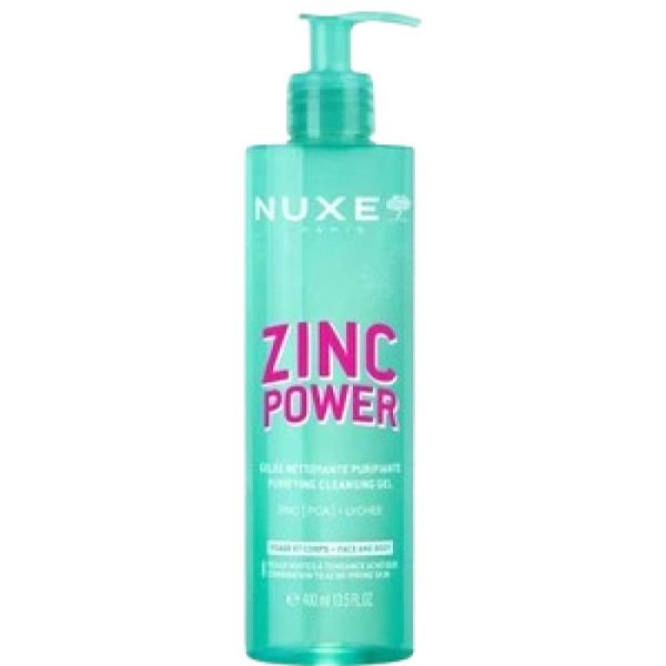 NUXE - ZINC POWER - GELEE NETTOYANTE - 400 ML