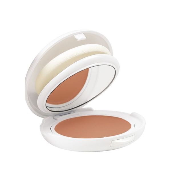 AVENE SOLAIRE - Crème de Teint Solaire Sable SPF50 Haute Protection, Compact Teinté Sable - 10 g