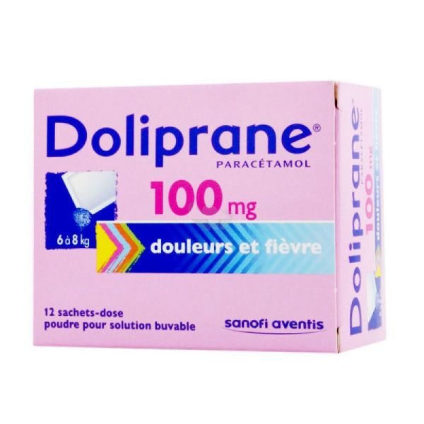 Doliprane 100 mg boîte de 10 suppositoires - Médicament conseil - Pharmacie  Prado Mermoz