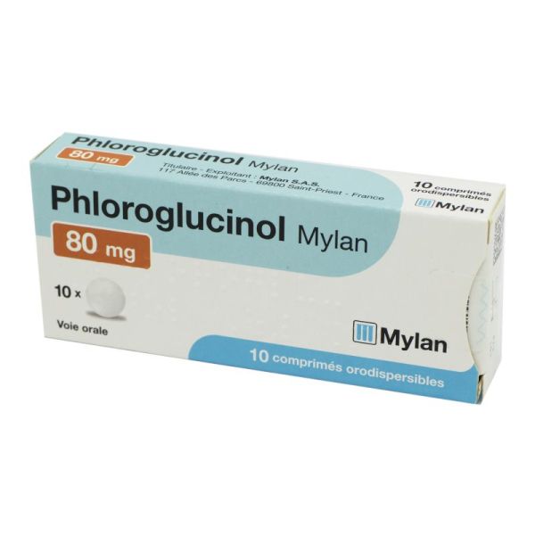 Phloroglucinol 80 mg Mylan,10 comprimés orodispersibles