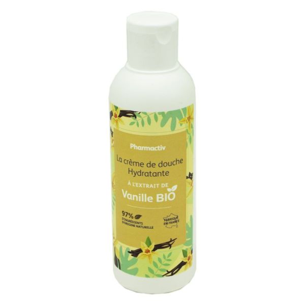 PHARMACTIV La Crème Douche Hydratante 200ml à l' Extrait de Vanille BIO