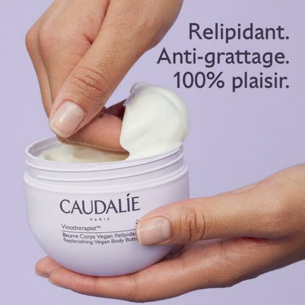 CAUDALIE VINOTHERAPIST Beurre Corps Végan Relipidant 250ml - Peau Sèche à très Sèche