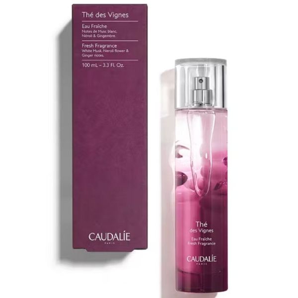 CAUDALIE Thé des Vignes Eau Fraîche 100ml - Tous Types de Peaux