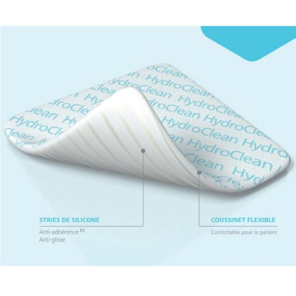 HydroClean Advance Diamètre 5.5 cm - Pansement Hydrogel Irrigo Absorbant, Prêt à l'Emploi - Bte/10