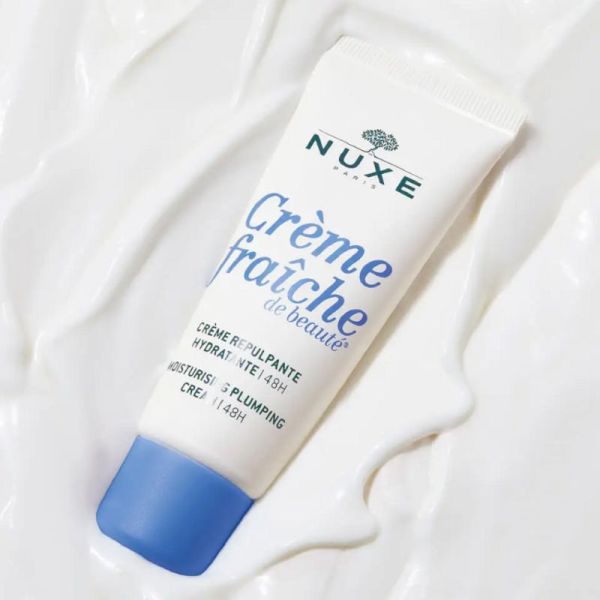 NUXE CREME FRAICHE DE BEAUTE Crème Repulpante Hydratante 48H 30ml - Peaux Normales