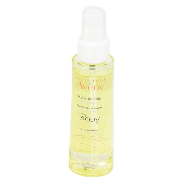 AVENE Body Huile de Soin Corps - Anti Oxydant, Nourrissant, Apaisant - Peaux Sensibles - Spray/100ml