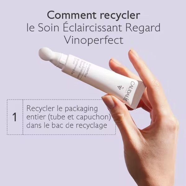 CAUDALIE VINOPERFECT Soin Eclaircissant Regard 15ml - Anti Cernes, Contour des Yeux - Toutes Peaux