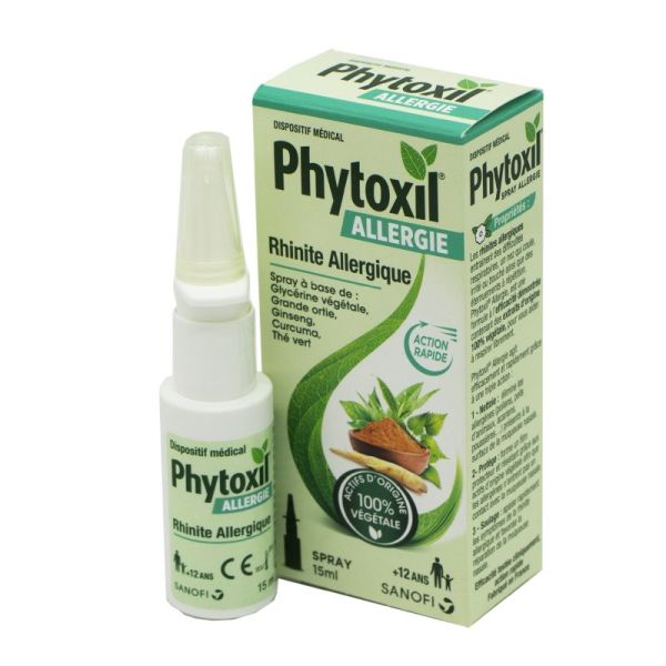 PHYTOXIL ALLERGIE Spray Nasal 15ml - Rhinite Allergique - Action Rapide - Dès 12 Ans