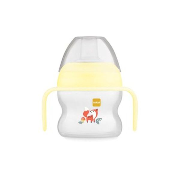 MAM 1 Tasse d' Apprentissage à Bec Souple +6 Mois 150ml - Pour Apprendre à Boire Seul