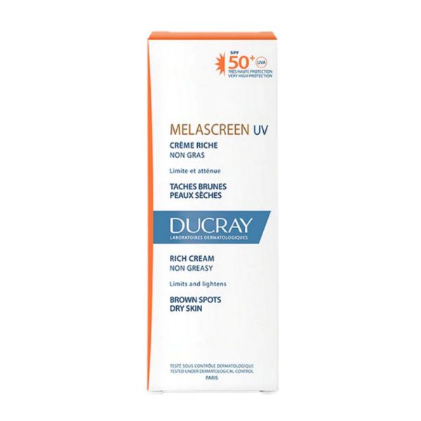 MELASCREEN UV Crème Riche SPF50+ 40ml - Taches Brunes, de Vieillesse, Peaux Sèches