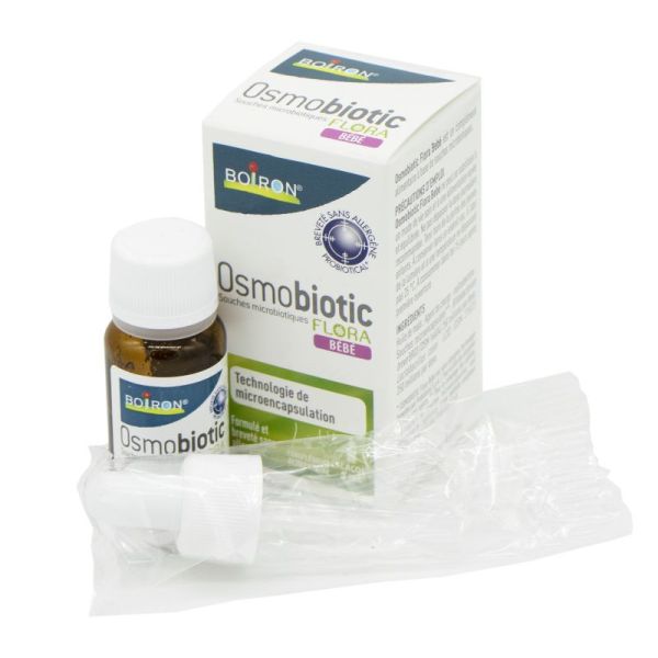 OSMOBIOTIC Flora Bébé 5ml - Probiotiques Micro-encapsulés - Flore Intestinale, Digestion