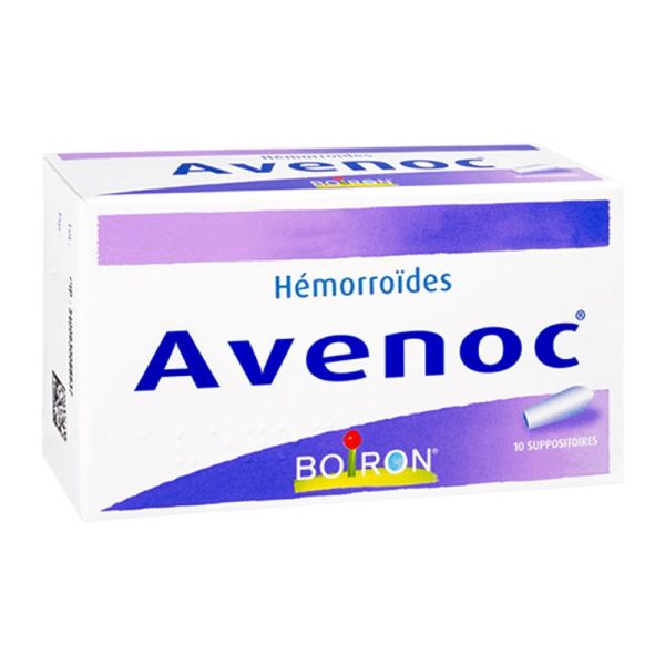 Avenoc Hémorroïdes suppositoires - Boite de 10