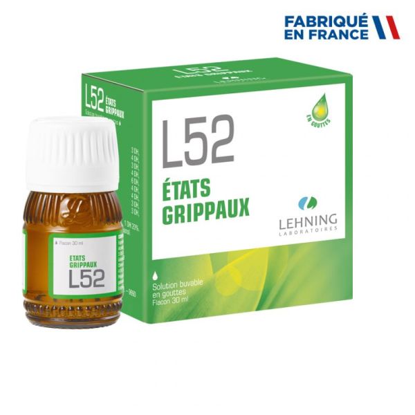 Lehning L52 complexe états grippaux -  Flacon 30 ml