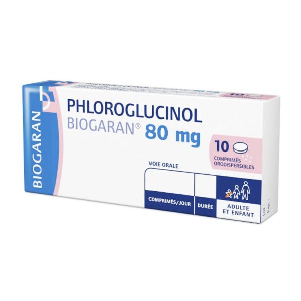 Phloroglucinol 80 mg Biogaran,10 comprimés orodispersibles