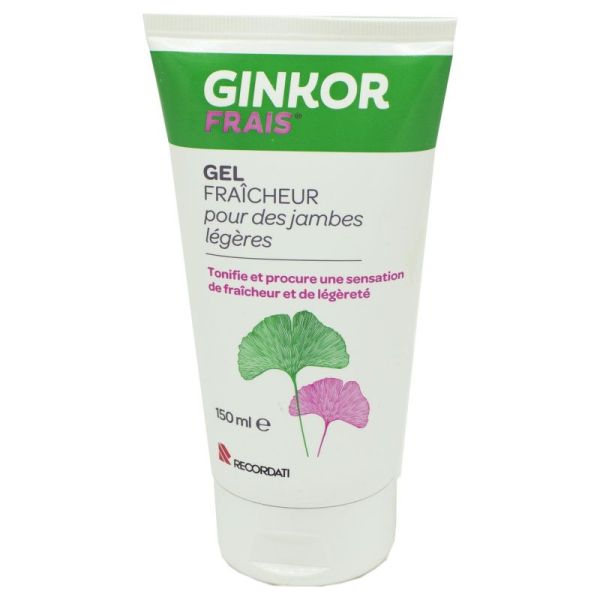 GINKOR FRAIS Gel Fraîcheur 150ml - Pour des Jambes Légères