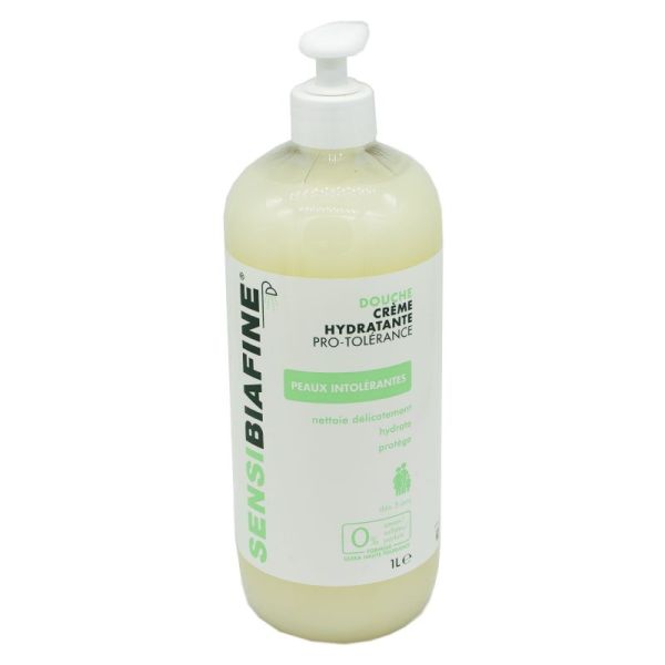 SENSIBIAFINE Douche Crème Hydratante Pro-Tolérance 1 Litre - Peaux Intolérantes