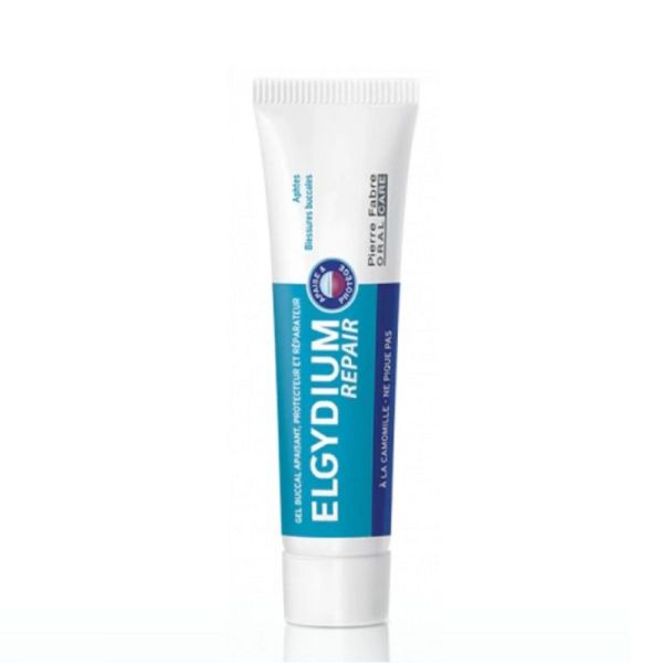 ELGYDIUM REPAIR 15ml - Gel Buccal Apaisant, Protecteur et Réparateur - Aphtes, Blessures Buccales