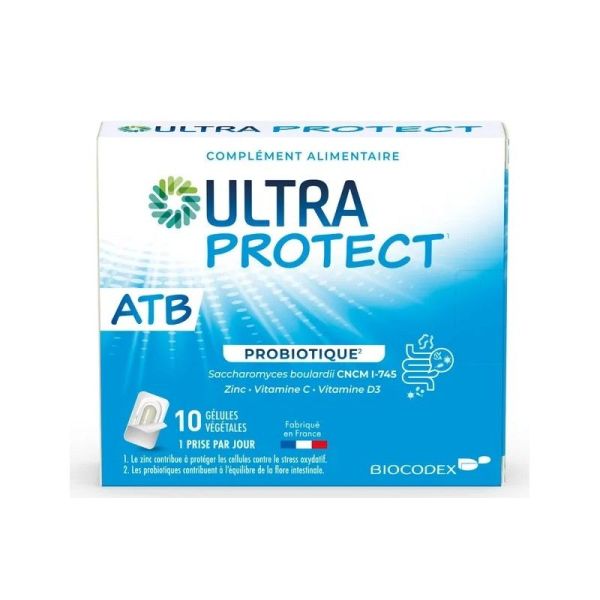 BIOCODEX - Probiotique ultra protect ATB - 10 gélules végétales