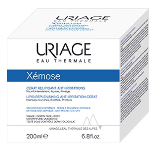 URIAGE Xémose Cérat Relipidant Anti Irritations 200ml - Peaux très Sèches à Tendance Atopique