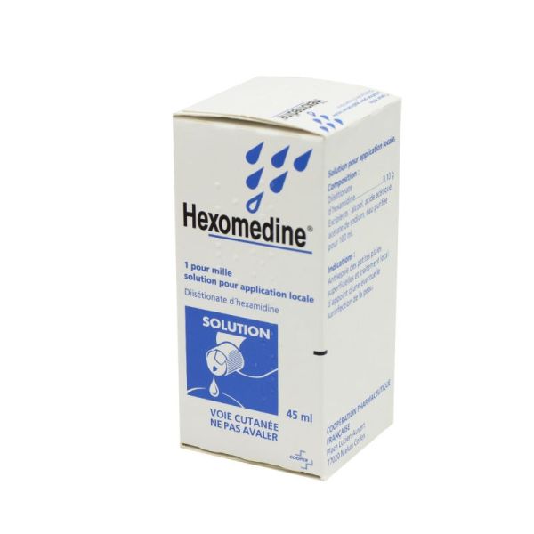 Hexomedine 0,01%, solution pour application locale - Flacon 45ml