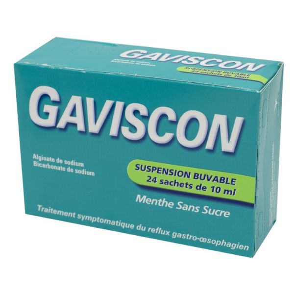 Gaviscon, suspension buvable- 24 sachets-doses de 10 ml