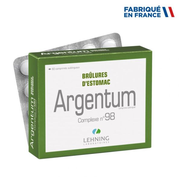 Lehning Argentum N°98 complexe Brûlures d'estomac - B/60