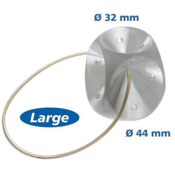 PESSAIRE Gyn et Cube Large 32 x 44mm en Silicone, Orifices de Drainage - Prolapsus Utérin - Bte/1