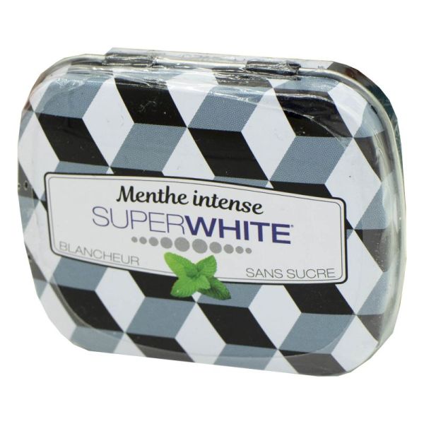 SUPERWHITE 50 Pastilles Fraîcheur Menthe Intense - Mauvaise Haleine