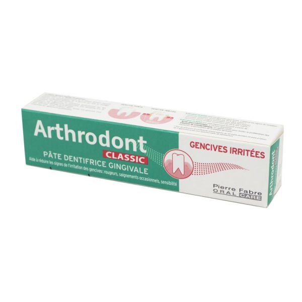 ARTHRODONT CLASSIC 75ml Gencives Irritées - Pâte Dentifrice Gingivale Dès 6 Ans