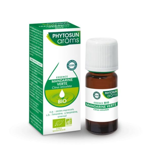 Essence Bio MANDARINE VERTE - Citrus reticula - 5ml - PHYTOSUN AROMS