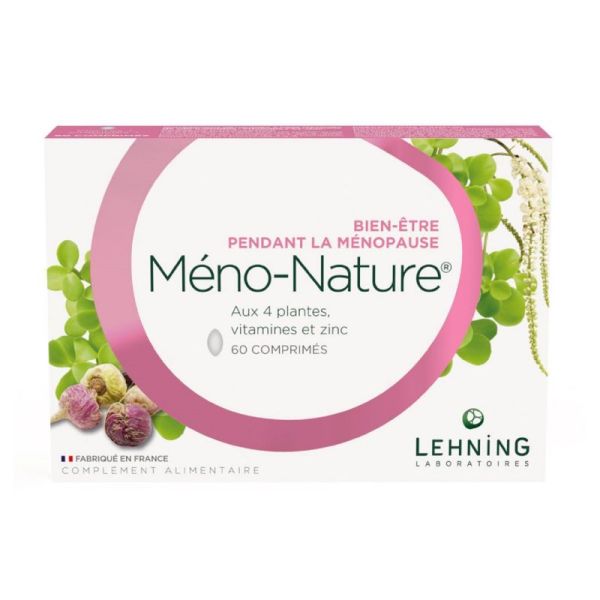 MENO-NATURE 60 Comprimés - Bien-Etre pendant la Ménopause
