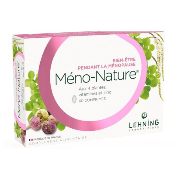 MENO-NATURE 60 Comprimés - Bien-Etre pendant la Ménopause