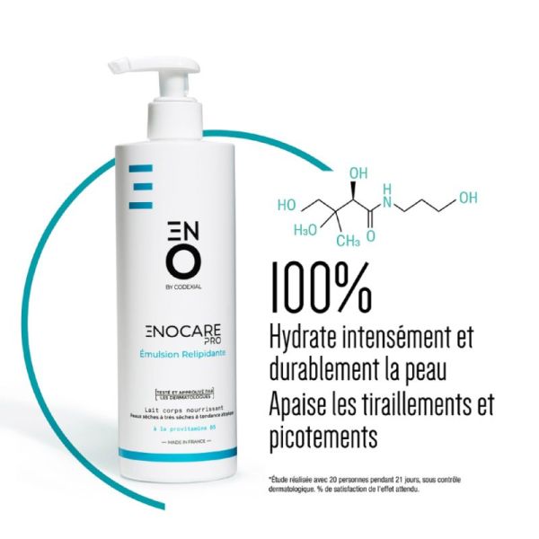 ENOCARE PRO EMULSION RELIPIDANTE 400ml - Lait Corps Nourrissant Peaux Sèches à très Sèches à Tendance Atopique