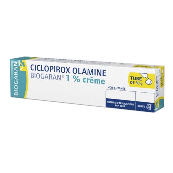 Ciclopirox Olamine 1 %, crème - Tube de 30g