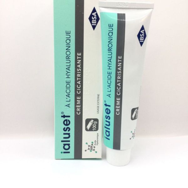 IALUSET Crème Cicatrisante 100g Tube - A Base d' Acide Hyaluronique