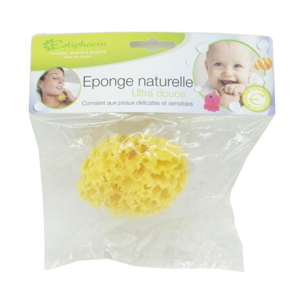 ESTIPHARM Eponge Naturelle Ultra Douce - Petit Modèle - 1 Unité