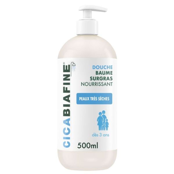 CICABIAFINE Douche Baume Surgras Nourrissant 500ml - Peaux Très Sèches