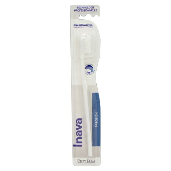 INAVA PRECISION Brosse à Dents - 2 Types de Brins : 10/100 + Sensibilité - 1 Unité