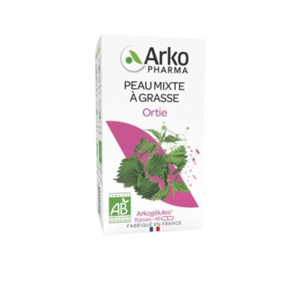 ARKOGELULES BIO Ortie 825 mg de Partie Aérienne - Bte/45 - Peau Saine