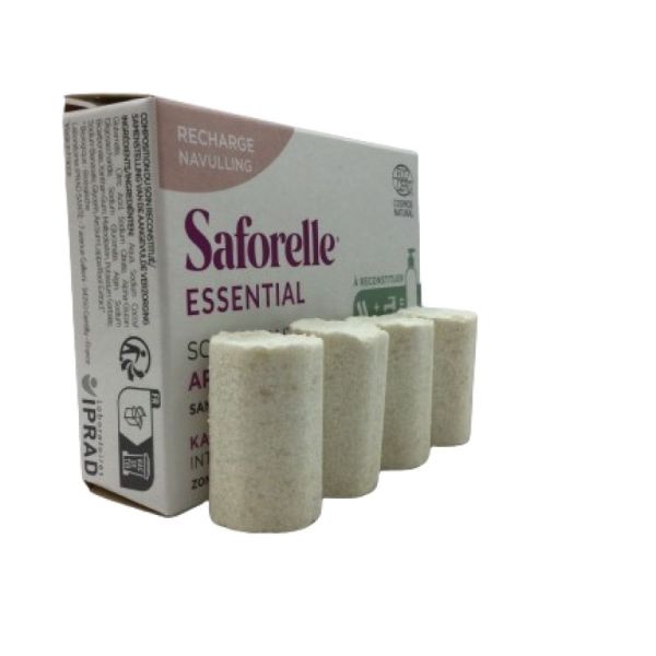 SAFORELLE - Soin lavant intime apaisant recharge - 4 x 6g - 3700399102817