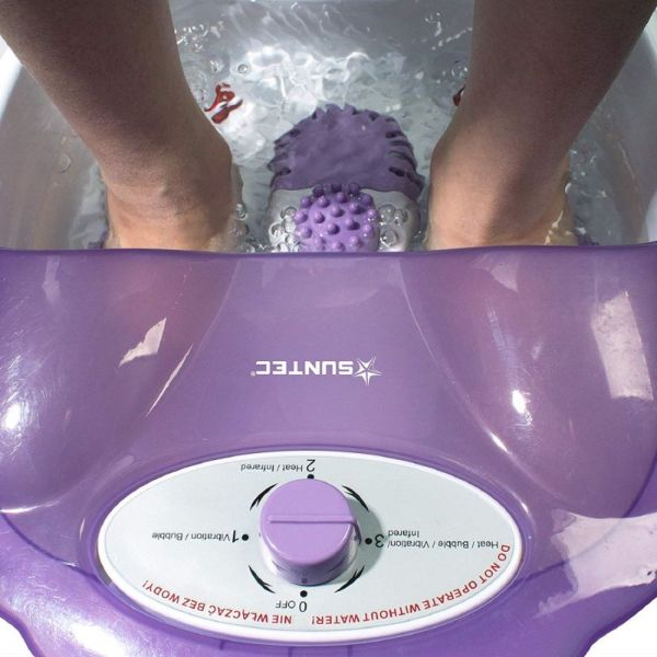 BETTERLIFE le Bain de Pieds Massant - Fonction Infrarouge, Bulles, Massage Vibrant - 1 Unité