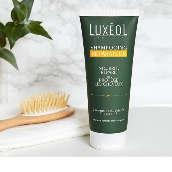 LUXEOL Shampooing Réparateur 200ml - Cheveux secs, abîmés et cassants