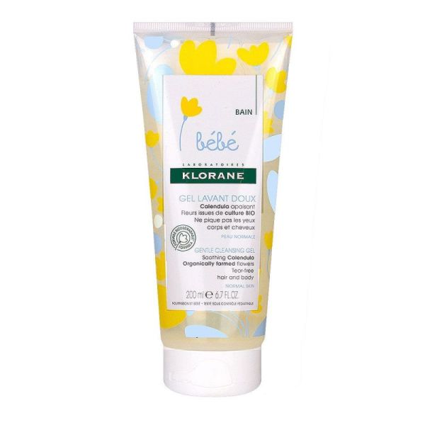 Klorane bébé Gel lavant doux bébé 200ml