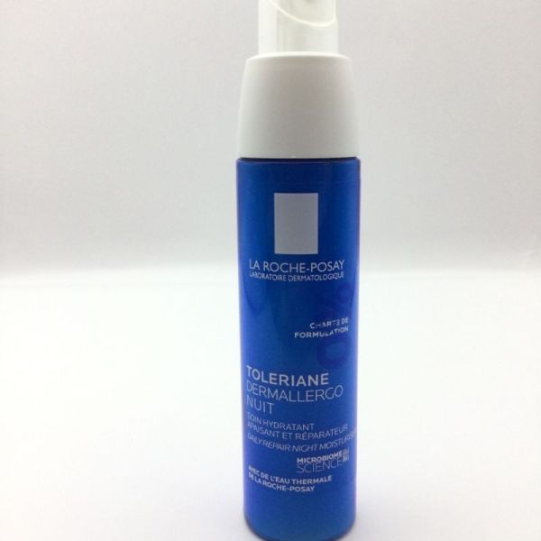 LA ROCHE-POSAY Toleriane Dermallergo Nuit, Soin Hydratant Apaisant et réparateur, Fl/40 ml , 3337875800853